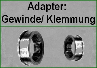 Adapter Gewindeanschluss